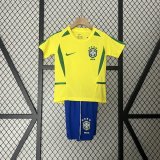 prima maglia Brasile bambino Retro 2002