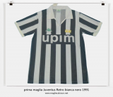 prima maglia Juventus Retro bianca nero 1991
