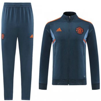 maglia Manchester United Giacca blu grigio 2023