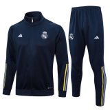 maglia Real Madrid Giacca Blu scuro 2024