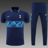 maglia Tottenham Polo Blu Reale 2023