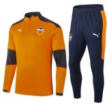 maglia Valencia formazione manica lunga arancia 2021
