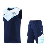 maglia gilet Manchester City blu navy 2023