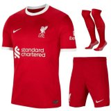 prima maglia Liverpool bambino 2024 con calze