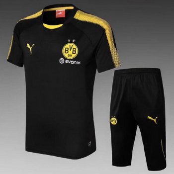 maglia Borussia Dortmund formazione nero 2018