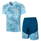 maglia Manchester City formazione blu chiaro 2024