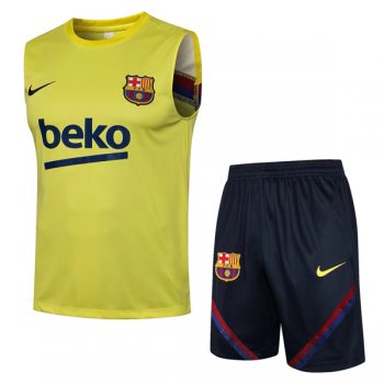 maglia gilet Barcellona giallo 2022