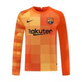 portiere maglia Barcellona manica lunga arancia 2022