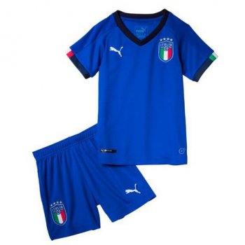 prima maglia Italia bambino 2017-2018