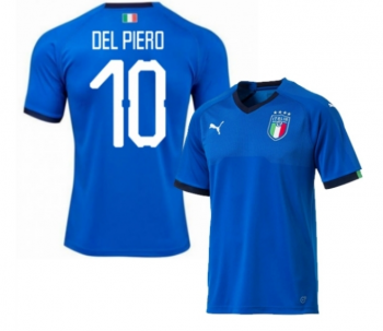 prima maglia Italia blu DEL PIERO 2018