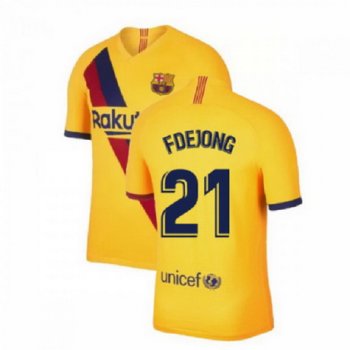 seconda maglia Barcellona F de Jong 2020