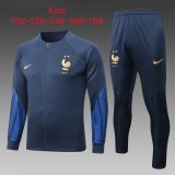 maglia Francia Giacca bambino blu 2023