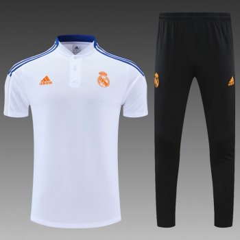 maglia Real Madrid Polo Bianco Arancio 2023
