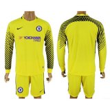 portiere maglia Chelsea manica lunga giallo 2018
