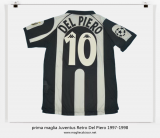 prima maglia Juventus Retro Del Piero 1997-1998