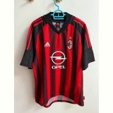 prima maglia Milan Retro 2002-2003