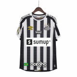seconda maglia Santos FC 2022 tutti sponsor