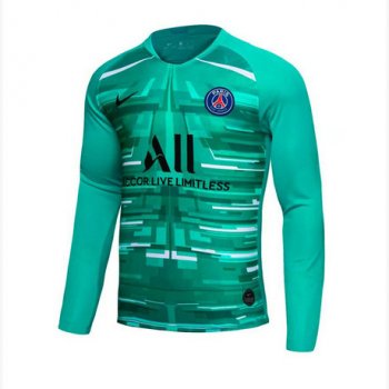 portiere maglia PSG manica lunga verde 2020
