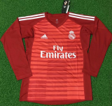 portiere maglia Real Madrid manica lunga 2019 rosso