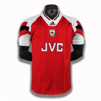 prima maglia Arsenal Retro 1992-93 rosso