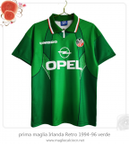 prima maglia Irlanda Retro 1994-96 verde