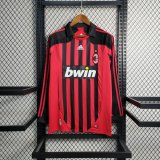 retro maglie calcio Milan manica lunga 2007-2008