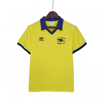seconda maglia Arsenal Retro 1971-79 giallo