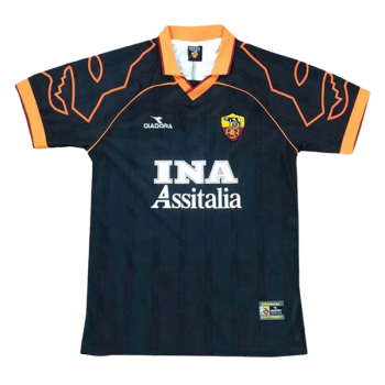 seconda maglia Roma Retro 1999-2000 nero