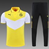 maglia Borussia Dortmund Polo Bianco Giallo 2023