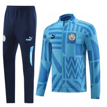maglia Manchester City Giacca blu-02 2023
