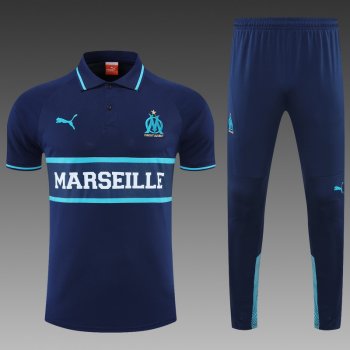 maglia Marsiglia Polo Blu Reale 2023