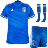 prima maglia Italia bambino 2024 con calze
