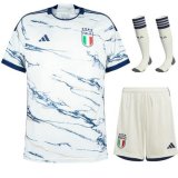 seconda maglia Italia bambino 2024 con calze