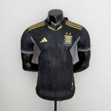 Versione del giocatore maglia Argentina Nero 2023