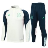 maglia Ajax formazione manica lunga verde chiaro 2024