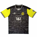 maglia Borussia Dortmund formazione nero 2021