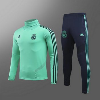 maglia Real Madrid formazione manica lunga verde 2020