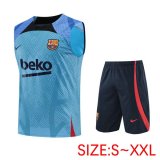 maglia gilet Barcellona blu 2023