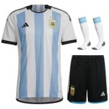 prima maglia Argentina bambino 2023 con calze