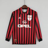 prima maglia Milan Retro manica lunga 1999 2000