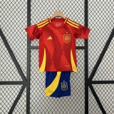 prima maglia Spagna bambino Euro 2024