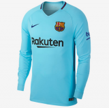 seconda maglia Barcellona manica lunga 2018