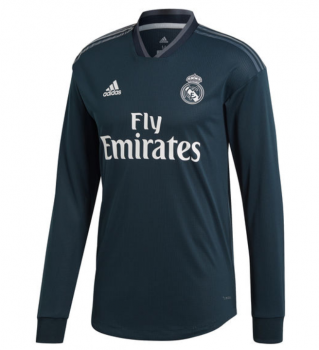seconda maglia Real Madrid manica lunga 2019