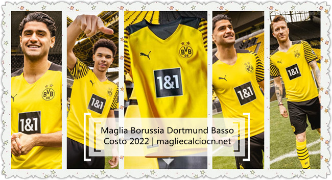 Nuova Maglia Borussia Dortmund 2022 poco prezzo