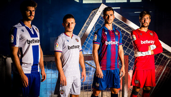 Camisetas de los 20 equipos de la Liga 2019 2020 Nuova_maglia_Levante_2020